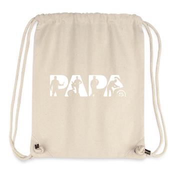 Papa Mechanic Car Garage Vatertag - Stanley/Stella recycelter Gym Bag - Naturweiß - Vorne