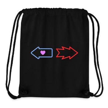 Arrows Direction Love Quarrel - Stanley/Stella Recycled Gym Bag - black - Front