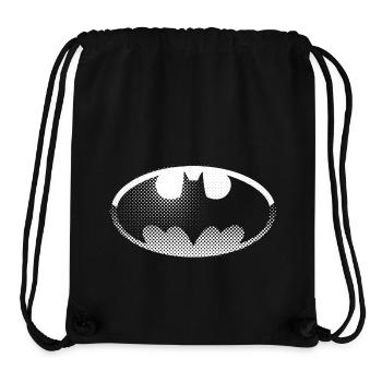 DC Comics Originals Batman Batsymbol Logo - Stanley/Stella recycelter Gym Bag - Schwarz - Vorne