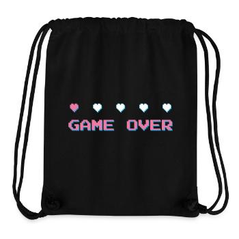 Game Over - Gamer - Computerspiel 90er Konsole - Stanley/Stella recycelter Gym Bag - Schwarz - Vorne