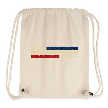 France - Avignon - Frankreich - Flagge - Streifen - Stanley/Stella recycelter Gym Bag - Naturweiß - Vorne