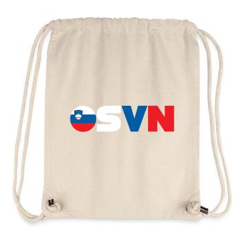 Slovenia - Stanley/Stella Recycled Gym Bag - natural - Front