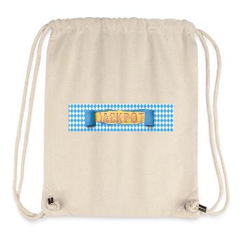 Jackpot Retro Banner Vintage Style - Stanley/Stella Recycled Gym Bag - natural - Front