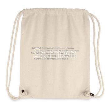 Schweizer Städte Sarnen - Stanley/Stella recycelter Gym Bag - Naturweiß - Vorne