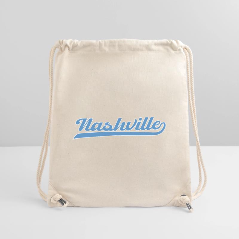 Nashville Script with Swing Line Stanley/Stella Recycled Gym Bag