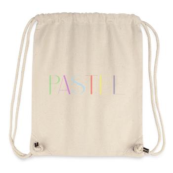 PASTELL Pastellfarben - Stanley/Stella recycelter Gym Bag - Naturweiß - Vorne
