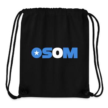 Somalia - Stanley/Stella recycelter Gym Bag - Schwarz - Vorne