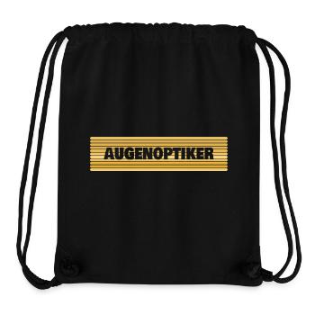 Geschenk für Augenoptiker - Stanley/Stella recycelter Gym Bag - Schwarz - Vorne