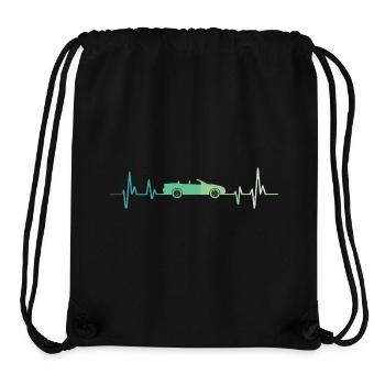 Cabriolet-Auto-T-Shirt - Stanley/Stella recycelter Gym Bag - Schwarz - Vorne