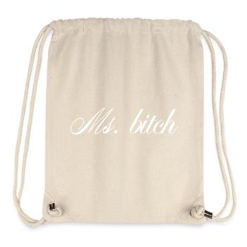 Mme Savage Citation Grasse White - Sac à cordon recyclé Stanley/Stella - blanc naturel - Devant