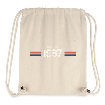 Best Of 1967 Funny Gift T-Shirt - Stanley/Stella recycelter Gym Bag - Naturweiß - Vorne