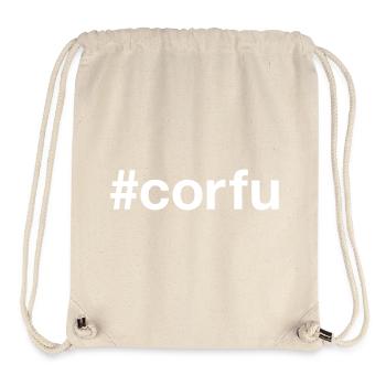CORFU Hashtag - Stanley/Stella Recycled Gym Bag - natural - Front