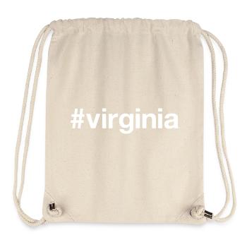 VIRGINIA Hashtag - Stanley/Stella Recycled Gym Bag - natural - Front