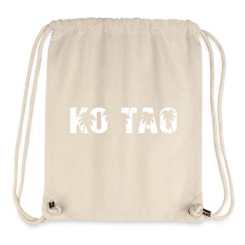 Ko Tao Thailand Palmen - Stanley/Stella recycelter Gym Bag - Naturweiß - Vorne