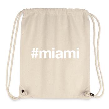 MIAMI Hashtag - Stanley/Stella recycelter Gym Bag - Naturweiß - Vorne