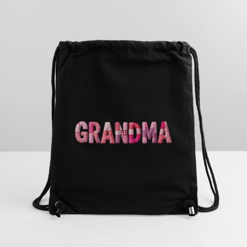 Großmutter Pink Plaid Buchstaben Patchwork Stanley/Stella recycelter Gym Bag