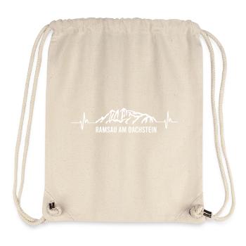 Ramsau Dachstein Herzschlag - Stanley/Stella recycelter Gym Bag - Naturweiß - Vorne