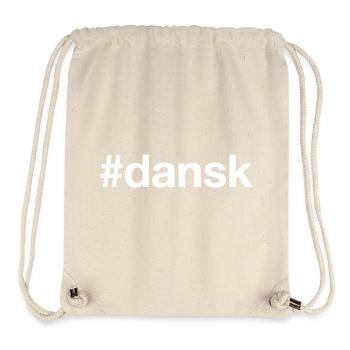 DANISH Dansk Denmark Dänemark - Stanley/Stella recycelter Gym Bag - Naturweiß - Vorne