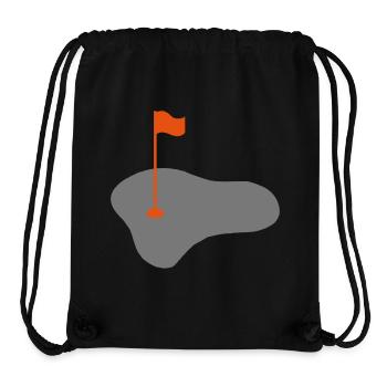 Golf - Stanley/Stella recycelter Gym Bag - Schwarz - Vorne