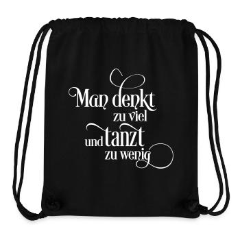 tanzen - Stanley/Stella recycelter Gym Bag - Schwarz - Vorne