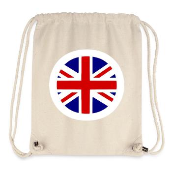 Union Jack - Stanley/Stella Recycled Gym Bag - natural - Front