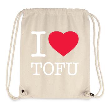 I LOVE TOFU - Stanley/Stella Recycled Gym Bag - natural - Front