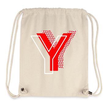 Letter Y - Stanley/Stella Recycled Gym Bag - natural - Front