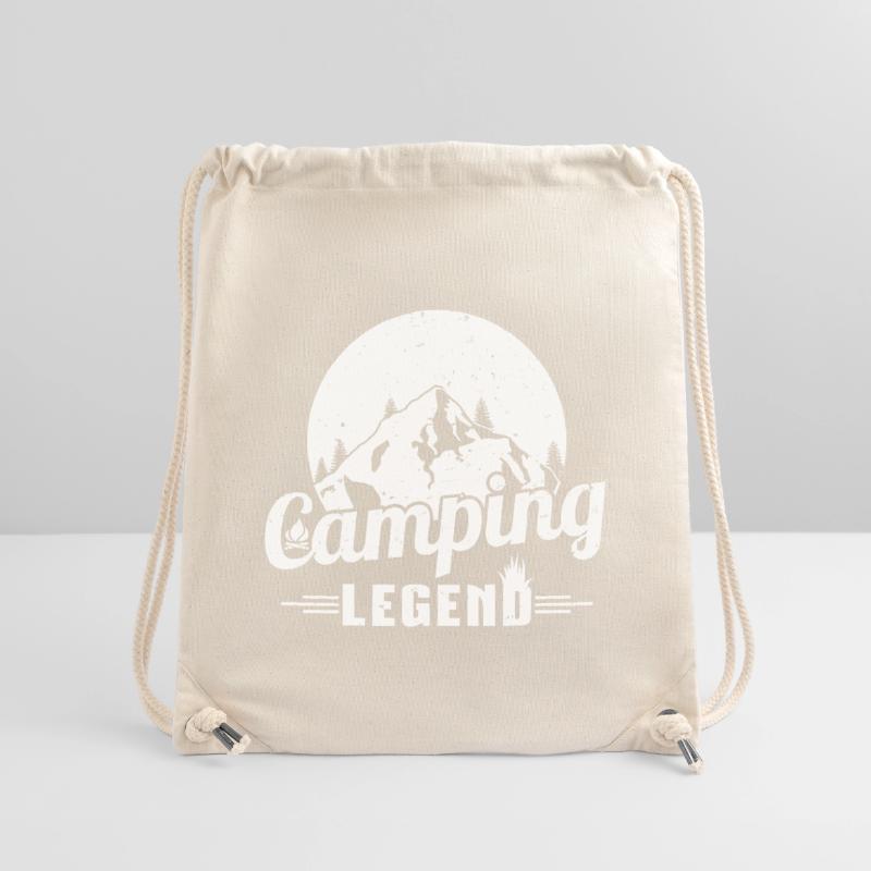 Mountain Camping Legend Design Sac à cordon recyclé Stanley/Stella