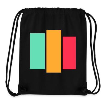 Tri Block Neon Palette - Stanley/Stella Recycled Gym Bag - black - Front