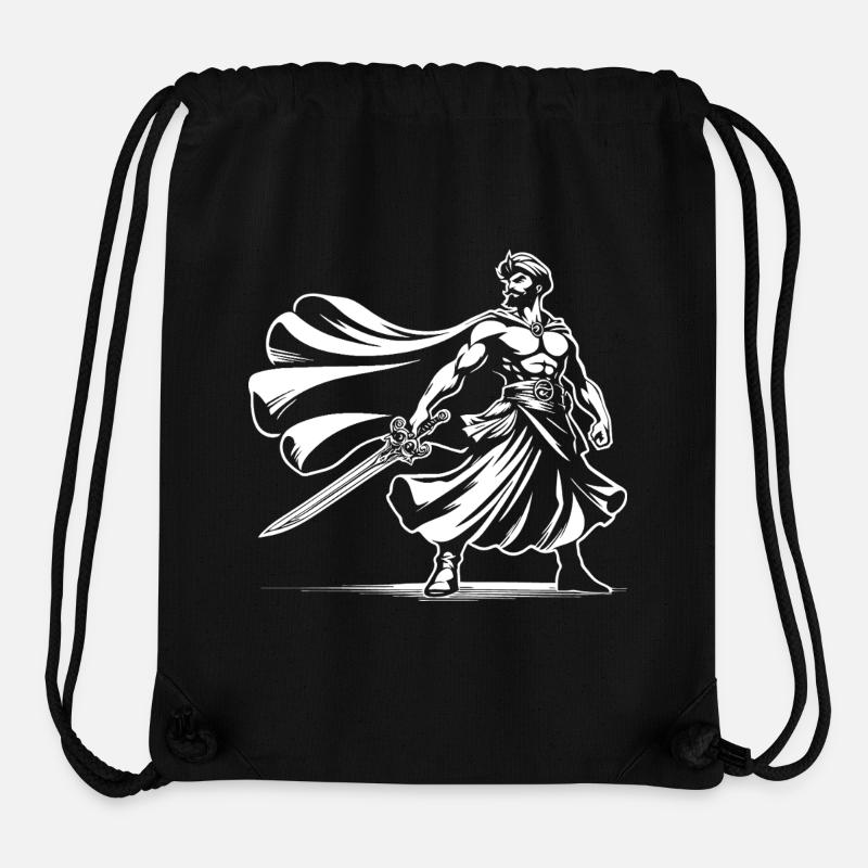 Sinbad Comic Design – Abenteuer auf See - Stanley/Stella recycelter Gym Bag - Schwarz