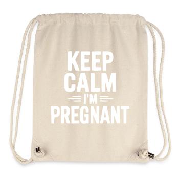 Keep Calm I'm Pregnant - Stanley/Stella Recycled Gym Bag - natural - Front