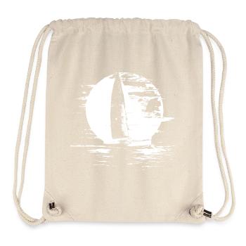 Sailing Sketch - Stanley/Stella Recycled Gym Bag - natural - Front