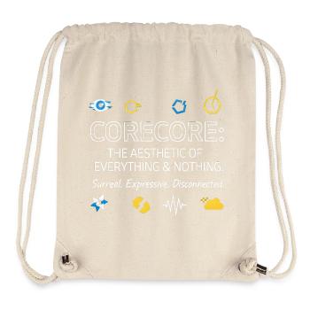 Corecore The Aesthetic of Everything Collage - Stanley/Stella recycelter Gym Bag - Naturweiß - Vorne