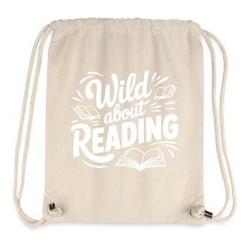 Wild about Reading - Stanley/Stella Recycled Gym Bag - natural - Front