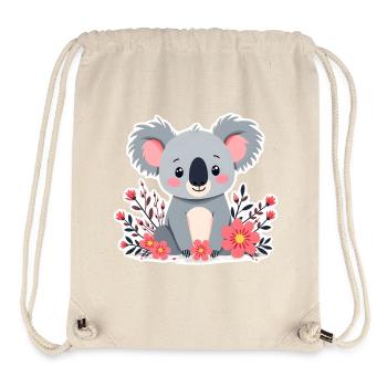 Koala - Sac à cordon recyclé Stanley/Stella - blanc naturel - Devant