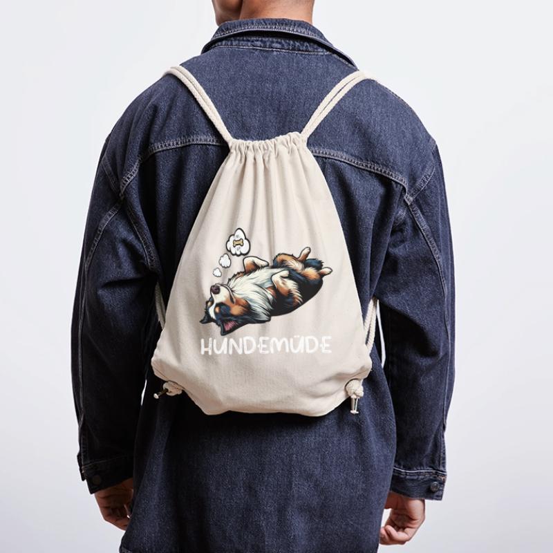 Hundemüde Australian Shepherd Aussie Aussiehalter Stanley/Stella recycelter Gym Bag