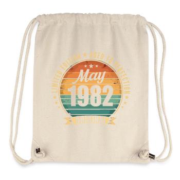 Légende de Mai 1982 Édition Limitée - Sac à cordon recyclé Stanley/Stella - blanc naturel - Devant