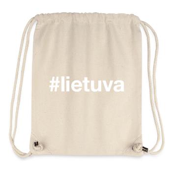 LIETUVA Hashtag Lithuania - Stanley/Stella Recycled Gym Bag - natural - Front