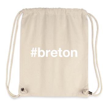 BRETON Bretagne - Stanley/Stella recycelter Gym Bag - Naturweiß - Vorne