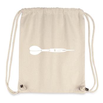 Dartpfeil Symbol - Stanley/Stella recycelter Gym Bag - Naturweiß - Vorne