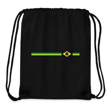 Brazil Design logo - Stanley/Stella Recycled Gym Bag - black - Front