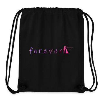 Forever Love Dancing Silhouette - Stanley/Stella recycelter Gym Bag - Schwarz - Vorne