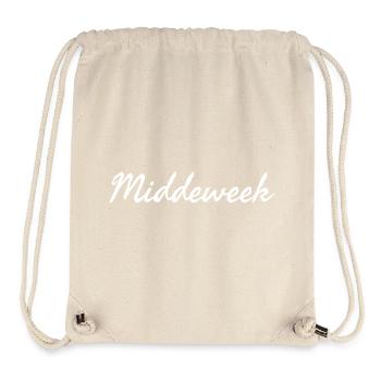 Mittwoch plattdeutscher Wochentag Middeweek - Stanley/Stella recycelter Gym Bag - Naturweiß - Vorne