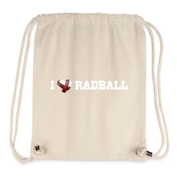 Cycling ball, cycleball, indoor cycling - Stanley/Stella Recycled Gym Bag - natural - Front