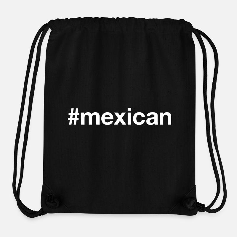 MEXICAN Mexico Mexiko Hashtag - Stanley/Stella recycelter Gym Bag - Schwarz