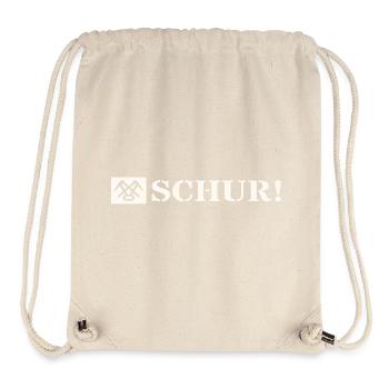Schur Gondach Nodda Gemorje Siegerländer Platt - Stanley/Stella recycelter Gym Bag - Naturweiß - Vorne
