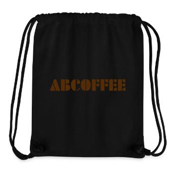 Coffee alphabet - Stanley/Stella recycelter Gym Bag - Schwarz - Vorne