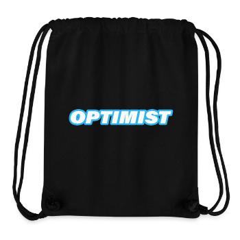 optimist - Stanley/Stella Recycled Gym Bag - black - Front