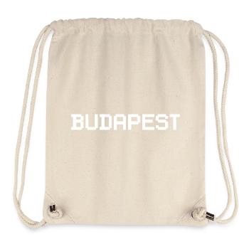 BUDAPEST Hungary Ungarn - Stanley/Stella recycelter Gym Bag - Naturweiß - Vorne