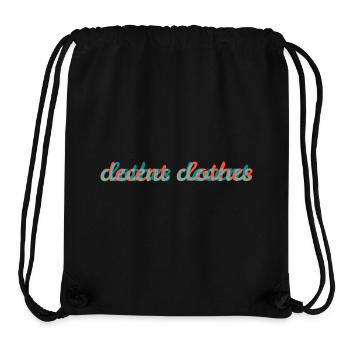 vêtements décents - Sac à cordon recyclé Stanley/Stella - noir - Devant